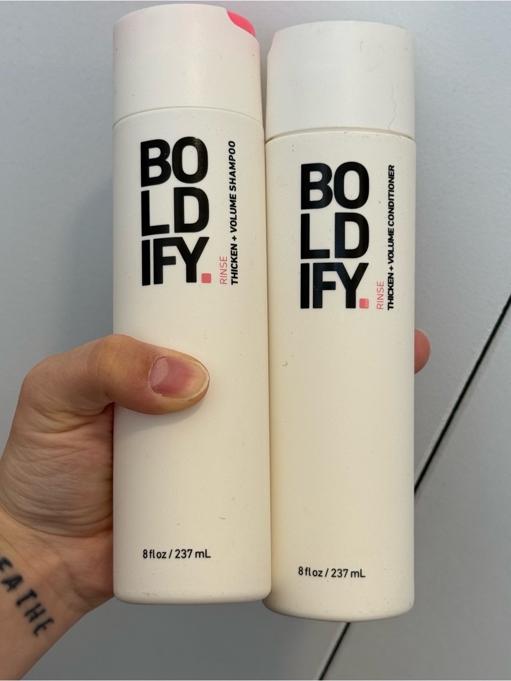 New boldify shampoo and conditioner set